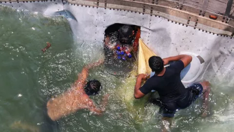 Rapiña acuatica en Tabasco