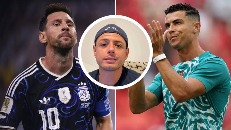 Chicharito se une al debate entre Messi y Cristiano