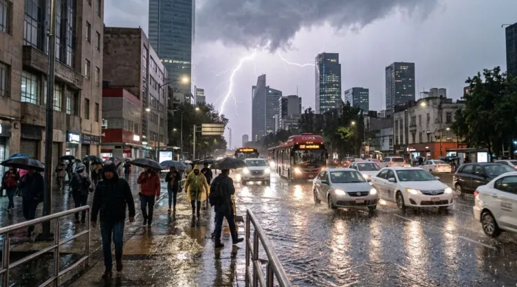 Lluvias fuertes en CDMX HOY 8 de octubre: Horarios y zonas afectadas