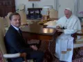 famosos con el papa francisco
