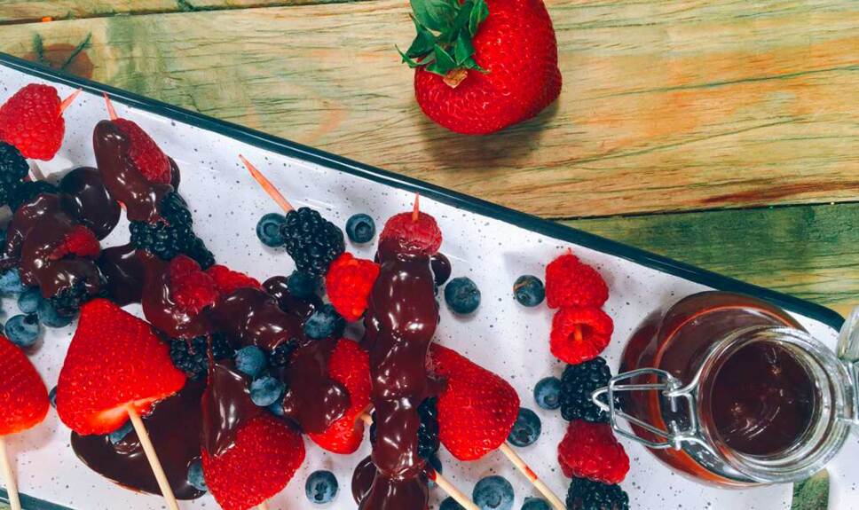 Receta Fondue de chocolate Cocineros mexicanos