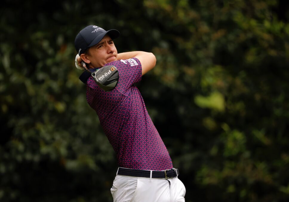 Carlos Ortiz durante la segunda ronda del Masters