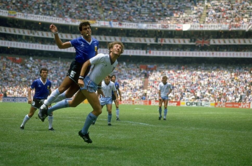 Argentina e Inglaterra en el Estadio Azteca en el mundial del 86