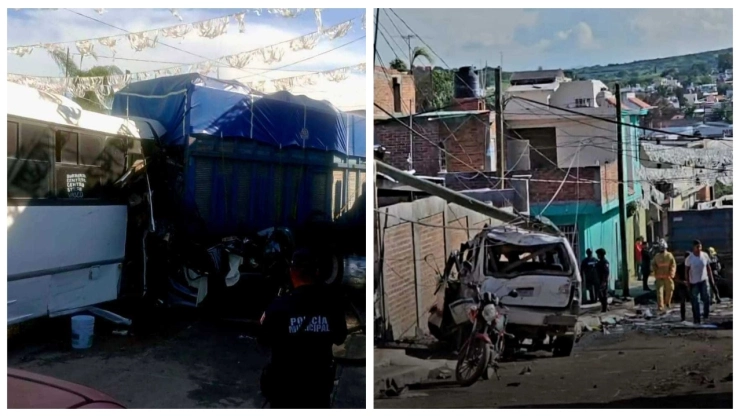 Fatal accidente en La Piedad deja decena vehículos destrozados