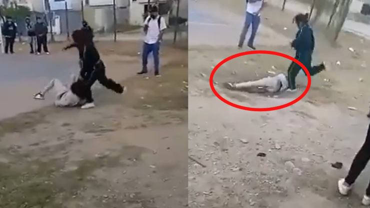 Pelea de estudiantes termina con alumna inconsciente