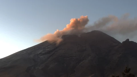 volcán popocatépetl 6 noviembre 2023