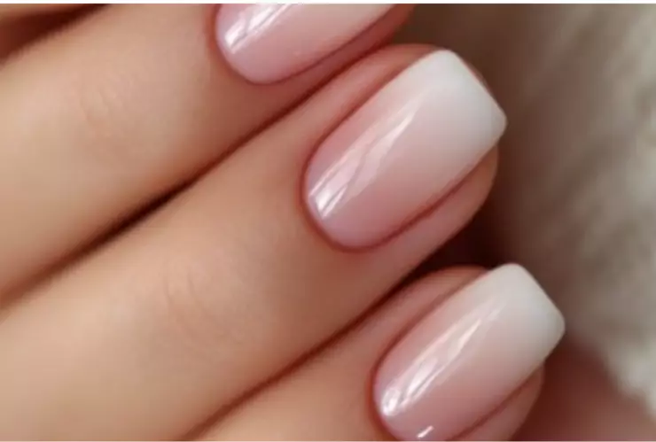 uñas ojo de gato rosa