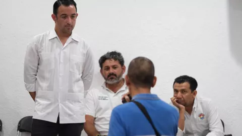 Encuentro con comités vecinales y Aguakan en Benito Juárez