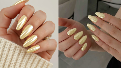manicure butter yellow