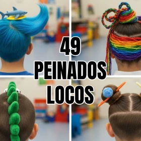 49 ideas de peinados locos que les puedes hacer a los niños para la escuela: son fáciles, pero lindos