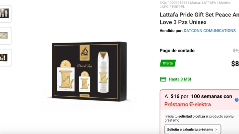Así es el pack de perfumes unisex que vende Elektra