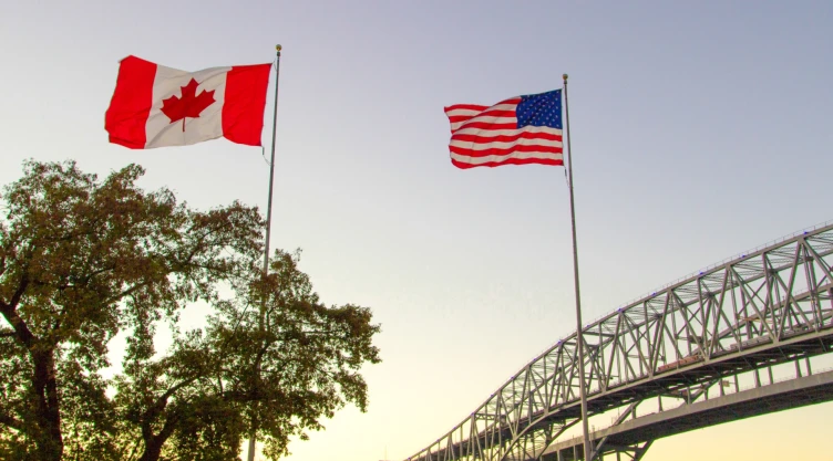 Frontera entre Estados Unidos y Canadá