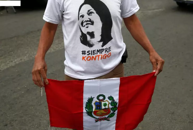 Keiko Fujimori, hija del expresidente de Perú, Alberto Fujimori