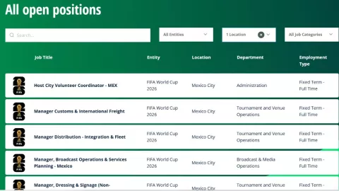 Mundial 2026: Pasos para aplicar a las vacantes de la FIFA en CDMX