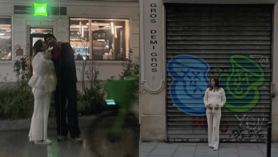 Michelle Renaud muestra su abdomen de embarazo, enternece a las redes.png