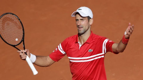 Novak Djokovic en Roland Garros