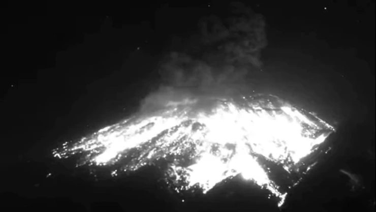volcán popocatépetl explosión hoy