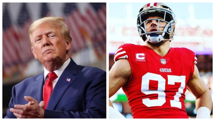 NFL multó a Nick Bosa de los 49ers tras usar gorra de apoyo a Donald Trump| VIDEO