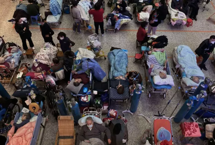 Enfermedad respiratoria en niños en China