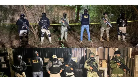 Operativo en Kanasín termina en incautación de más de 100 kilos de drogas