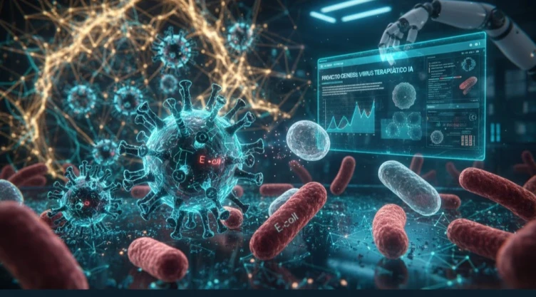 Científicos crean virus con Inteligencia Artificial para combatir bacterias mortales, así funciona