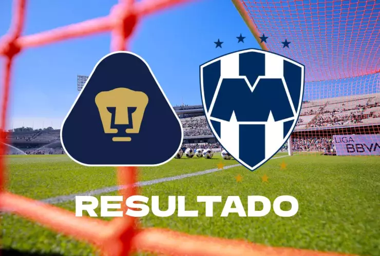 Resultado del partido Pumas vs Rayados Cuartos de Final Vuelta