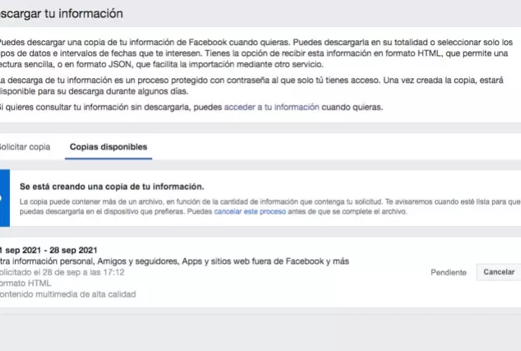 Facebook, cómo descargar, información 3.jpg