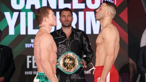 Canelo Álvarez vs Avni Yildirim pesaje de la pelea