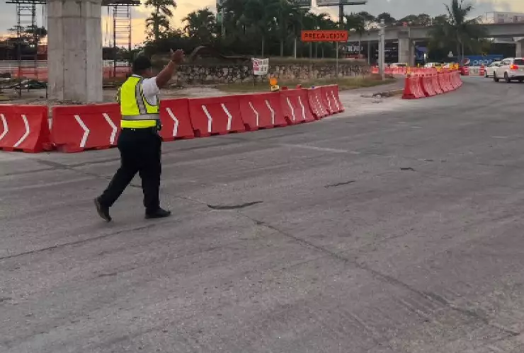 Alerta de tráfico en Cancún_ 6 Cierres viales activos HOY miércoles 26 de marzo