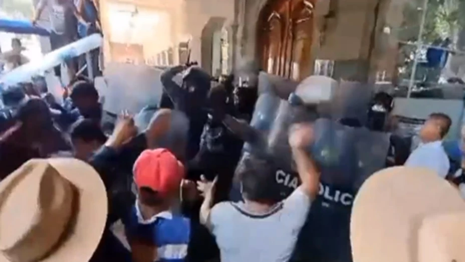 Comerciantes de La Resurrecion zócalo