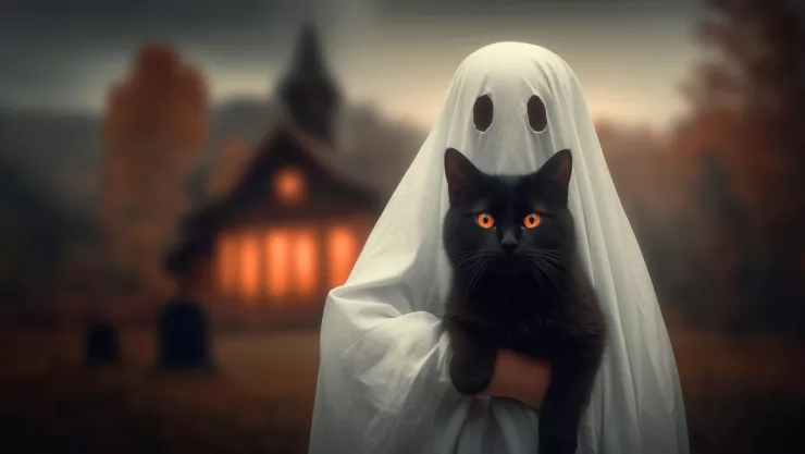 El lado oscuro de Halloween: la verdad detrás de la mala fama de los gatos negros.