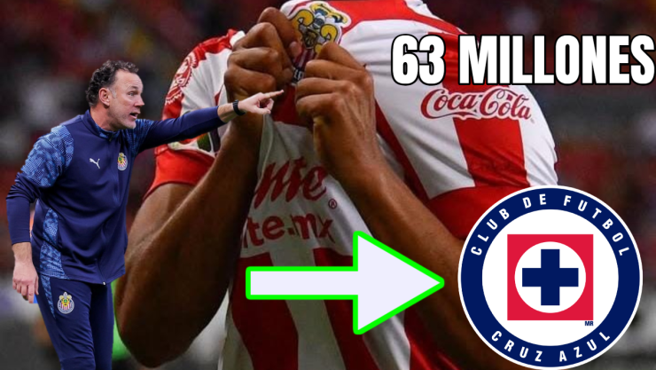 Cruz Azul va con todo y quiere quitarle esta joya de 63 millones a las Chivas de Gabriel Milito
