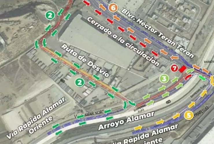 Agilizarán tráfico en el bulevar Terán Terán con nueva ruta de desvío