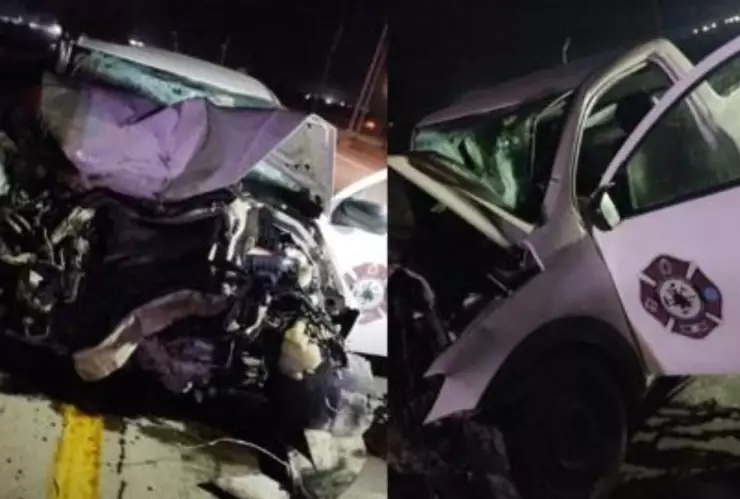 Accidente en carretera Aldama.