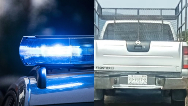Camioneta que arrolló a perrita en Oaxaca.