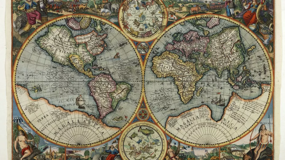 mapamundi america mexicana