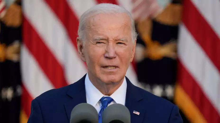 El presidente Joe Biden habla en el Rose Garden de la Casa Blanca