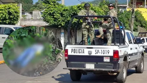 Así hallaron el cuerpo de hombre asesinado en Atoyac, Veracruz