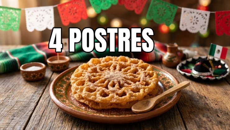 4 ideas de postres que puedes llevar a la noche mexicana el 15 de septiembre