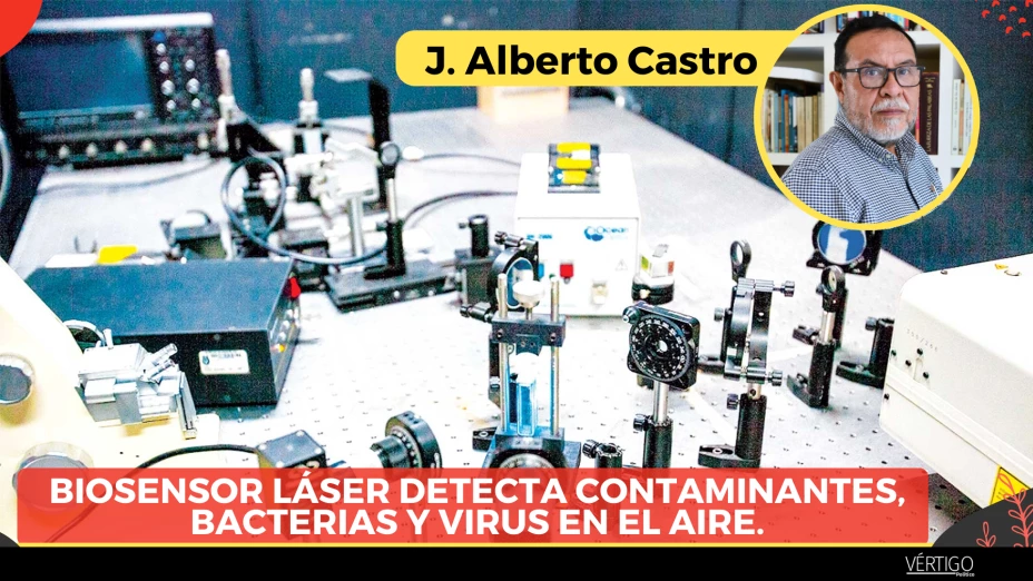 BIOSENSOR LÁSER DETECTA CONTAMINANTES EN EL AIRE