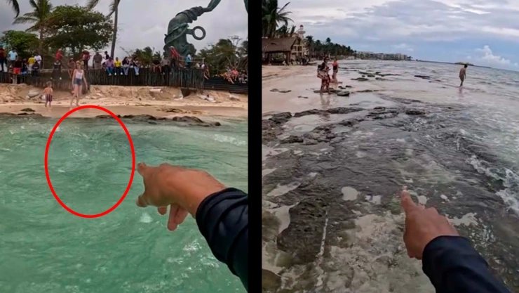Ojos de agua en Cozumel