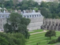 El palacio Holyroodhouse es la residencia oficial de la monarquía en Escocia.