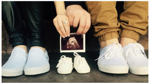 anuncio de embarazo ideas fotos