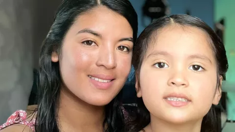 Julissa Iriarte y su hija Nohelly