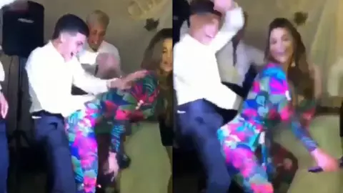 VIDEO: Maestra perrea con un alumno provocativamente en graduación