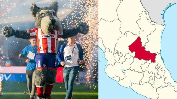 nueva mascota del atlético de san luis lucho