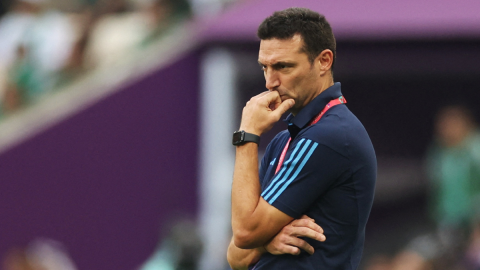Lionel Scaloni, técnico de la selección de Argentina