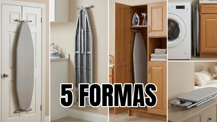 Qué hacer con la tabla o “burro” de planchar: 5 formas de guardarla sin ocupar medio cuarto