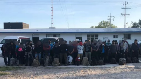 Migrantes rescatados