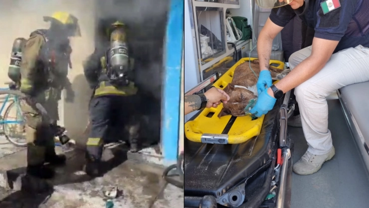 incendio en casa de San Pablo Xochimehuacan